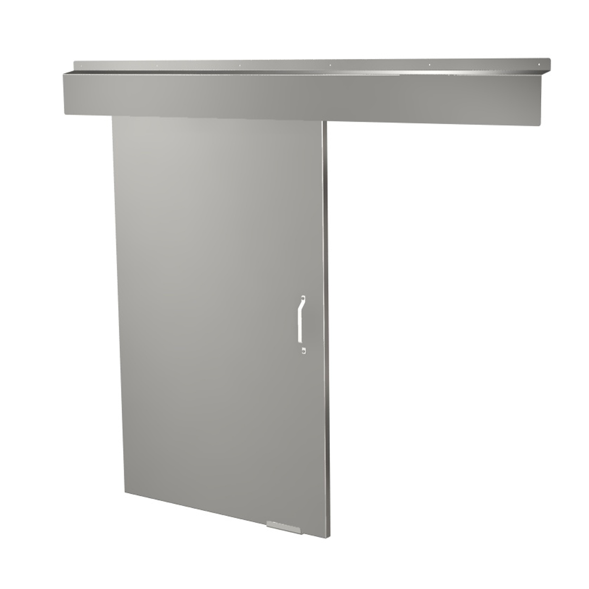 Schiebetüre aus Edelstahl (für Stall/SH)