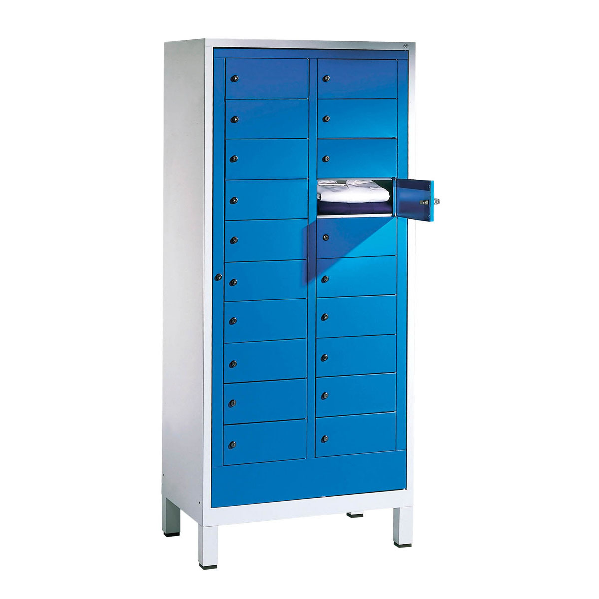 Wäscheausgabe-Schrank mit Füßen