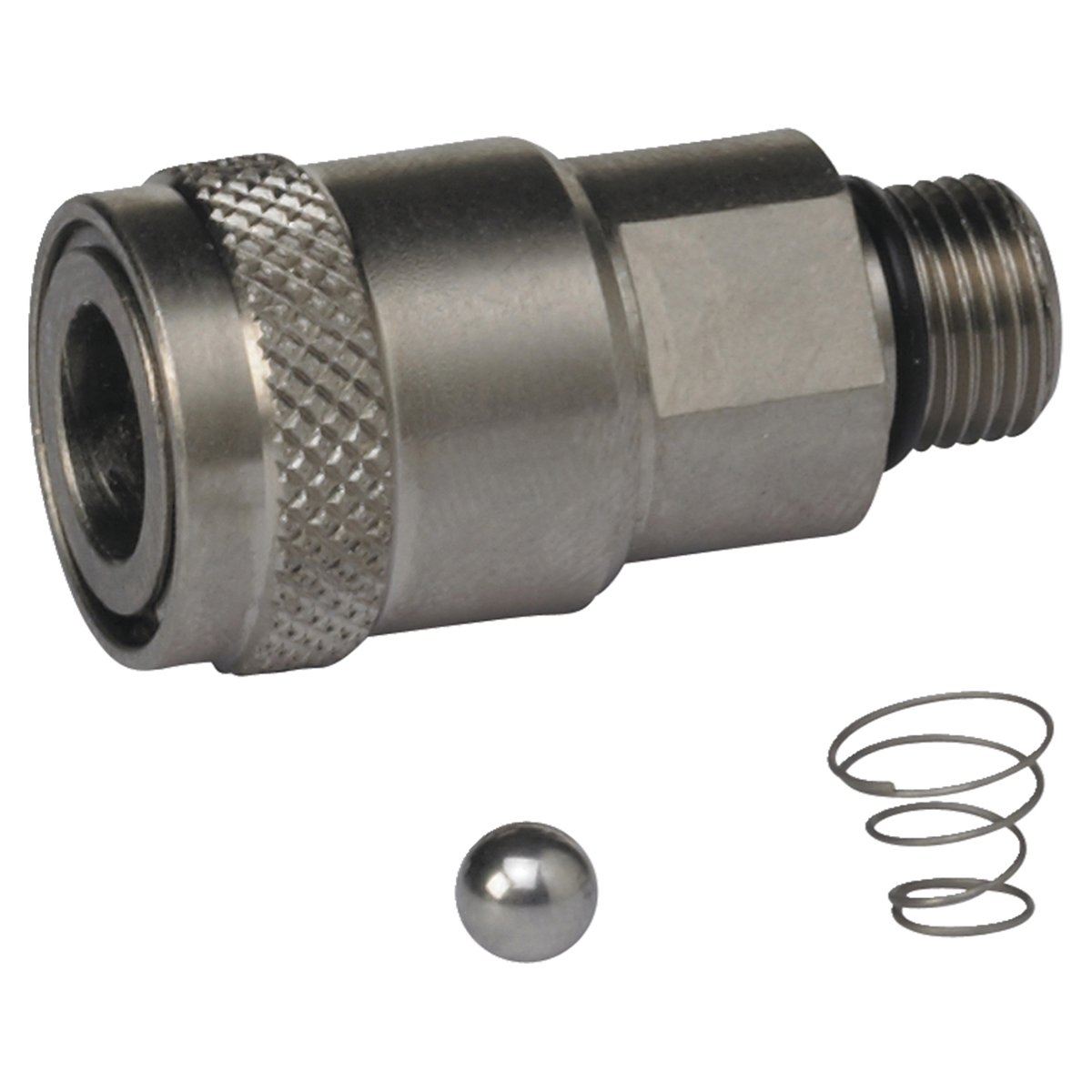 NiTO Clean Schnellkupplung 1/8" mit Kugel und Feder