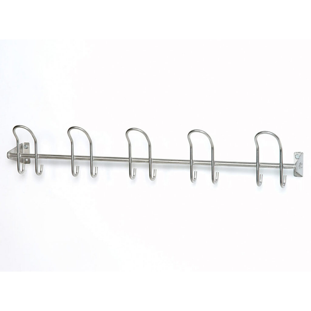 Double-hook coat rack
